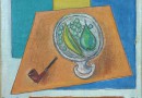 Pierre Gartier – Still Life with Pear, Banana and Pipe