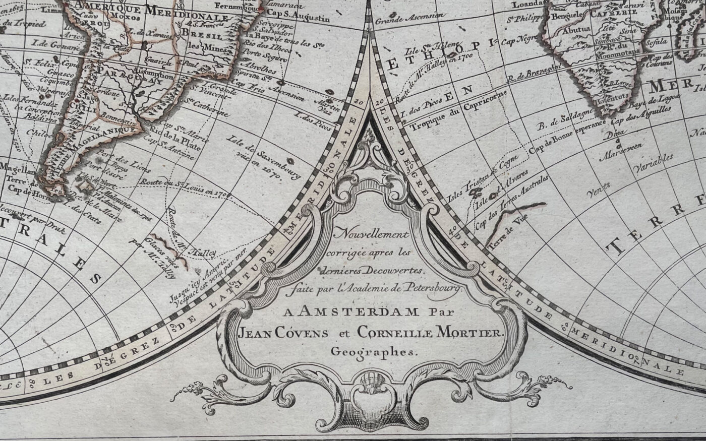 Mappemonde de Guillaume Delisle - world-maps